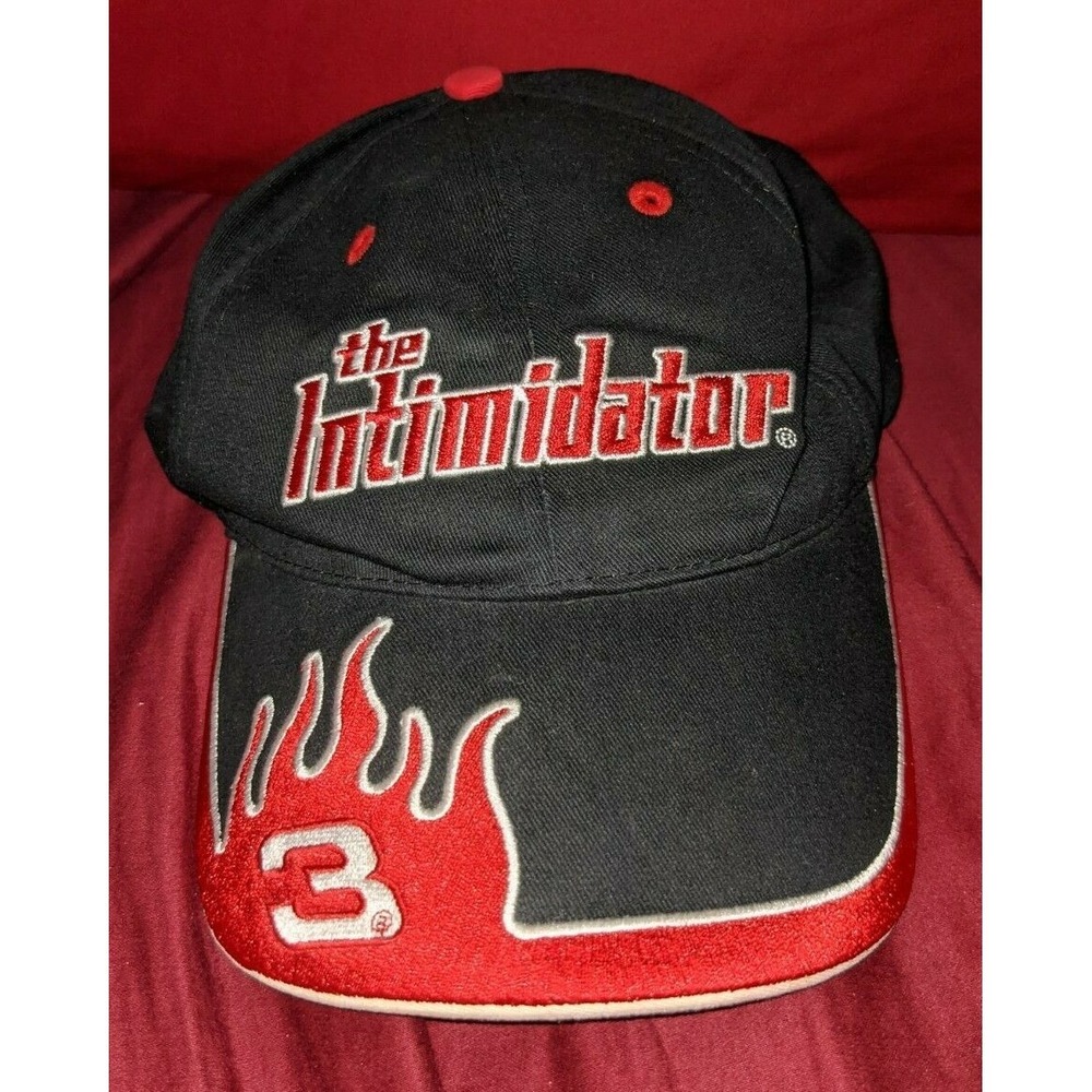 Vintage Chase Authentics Dale Earnhardt Hat The Intimidator #3 Flames Strapback
